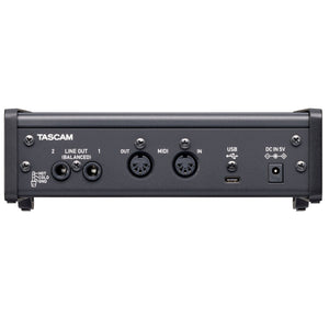 Tascam US-2x2HR High Resolution Versatile USB Audio Interface - 2 Mic, 2-IN/2-OUT