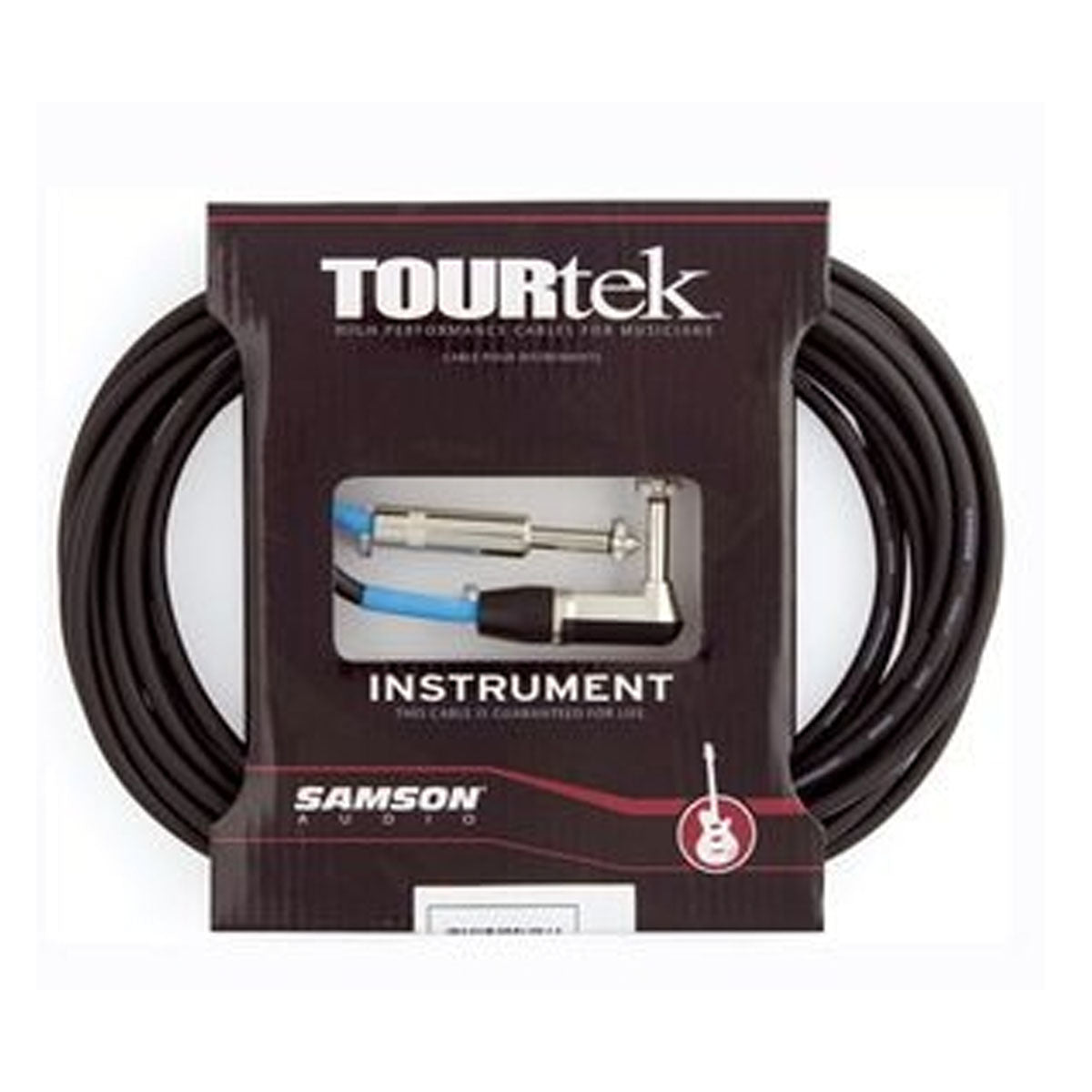 TourTek 25ft Instrument Cable w/L-Jack (7.62m) TIL-25 TIL25