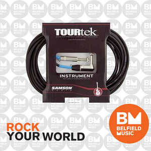 TourTek 25ft Instrument Cable w/L-Jack (7.62m) TIL-25 TIL25