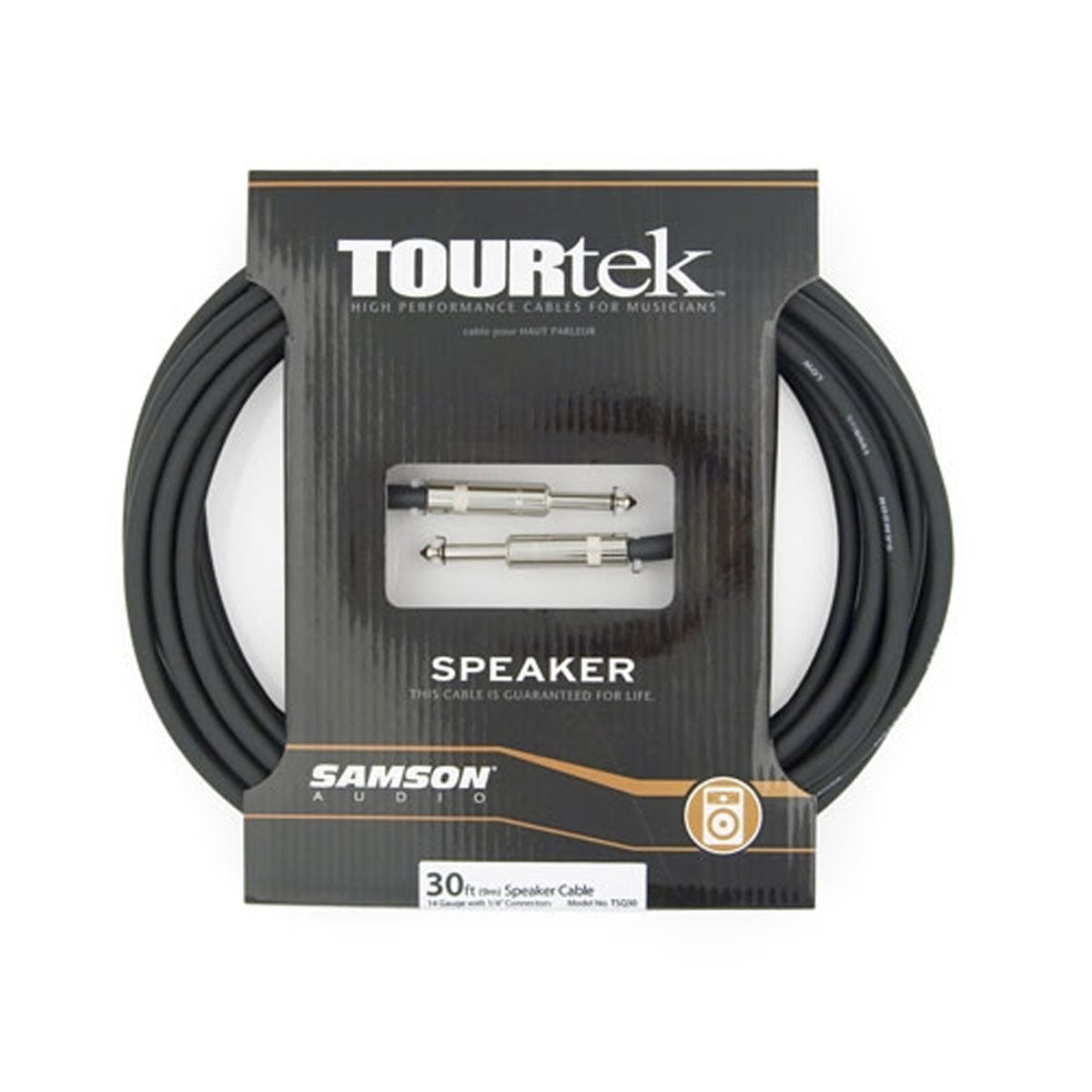 TourTek 30ft Jack to Jack Speaker Cable (9.15m) TS-30 TS30