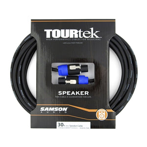 TourTek 30ft Speakon to Speakon Speaker Cable (9.15m) TSS-30 TSS30