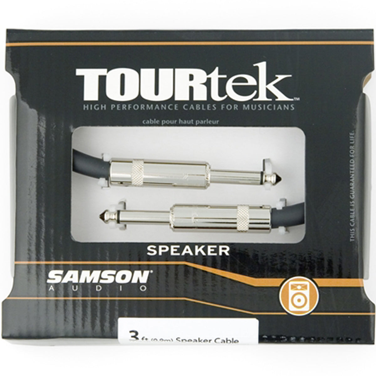 TourTek 3ft Jack to Jack Speaker Cable (0.92m) TS-3 TS3