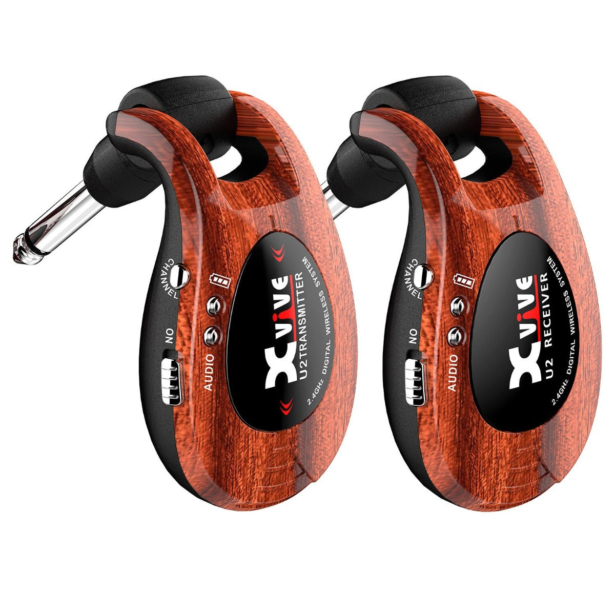 XVIVE U2 Guitar Wireless System 2.4Ghz - Redwood
