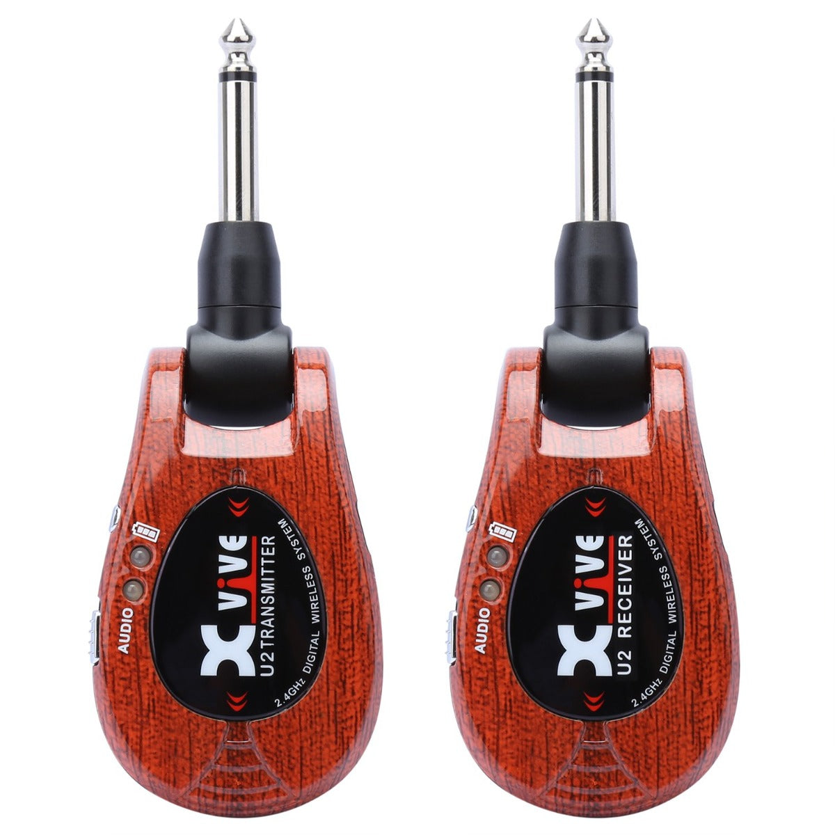 XVIVE U2 Guitar Wireless System 2.4Ghz - Redwood