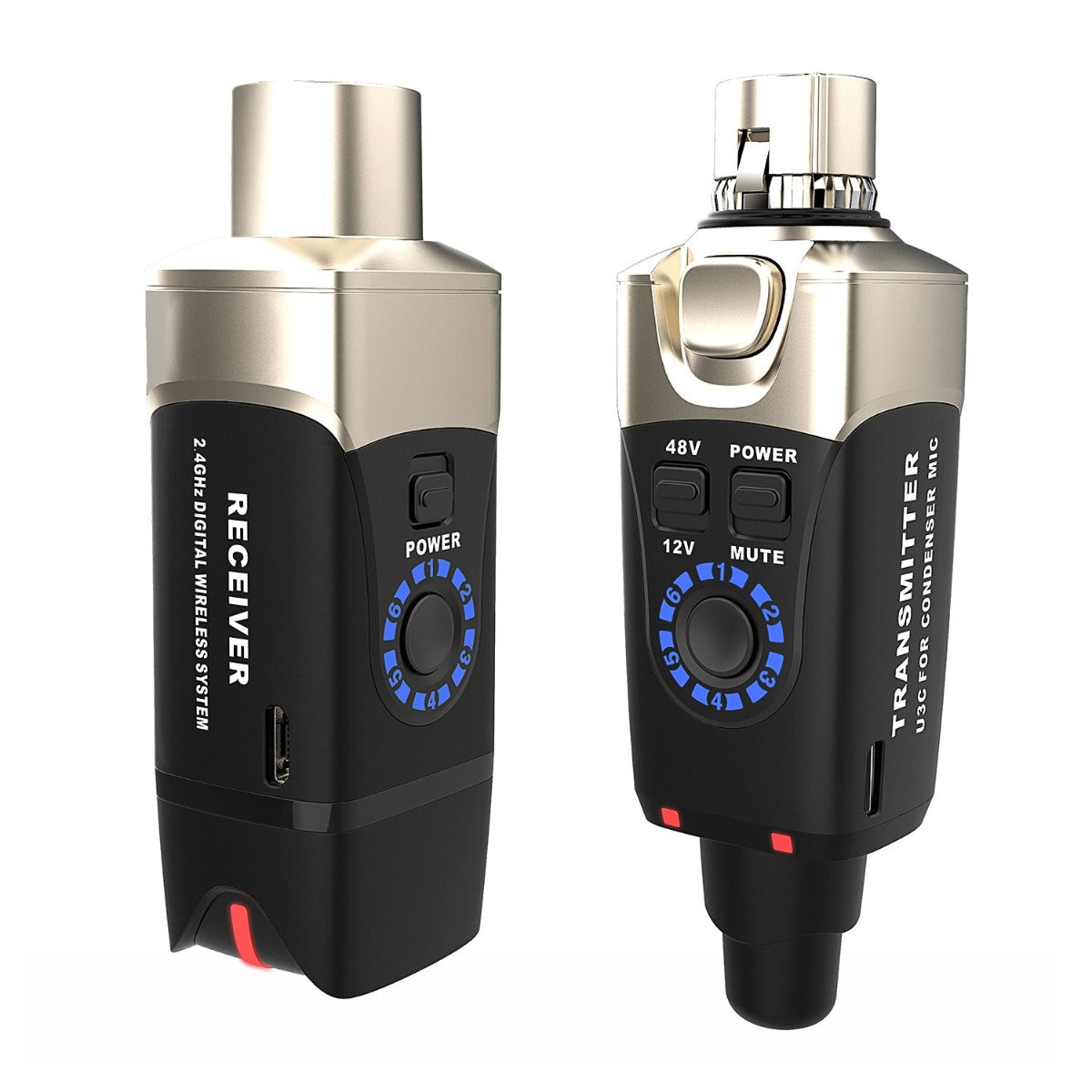 XVIVE U3C Microphone Wireless System 2.4Ghz for Condenser Mic