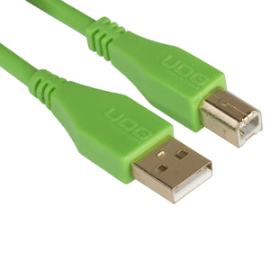 UDG Ultimate U95001 USB2 Cable A-B Green Straight 1m