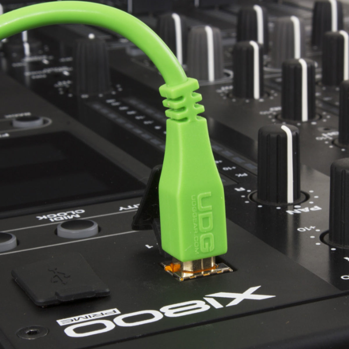 UDG Ultimate U95001 USB2 Cable A-B Green Straight 1m