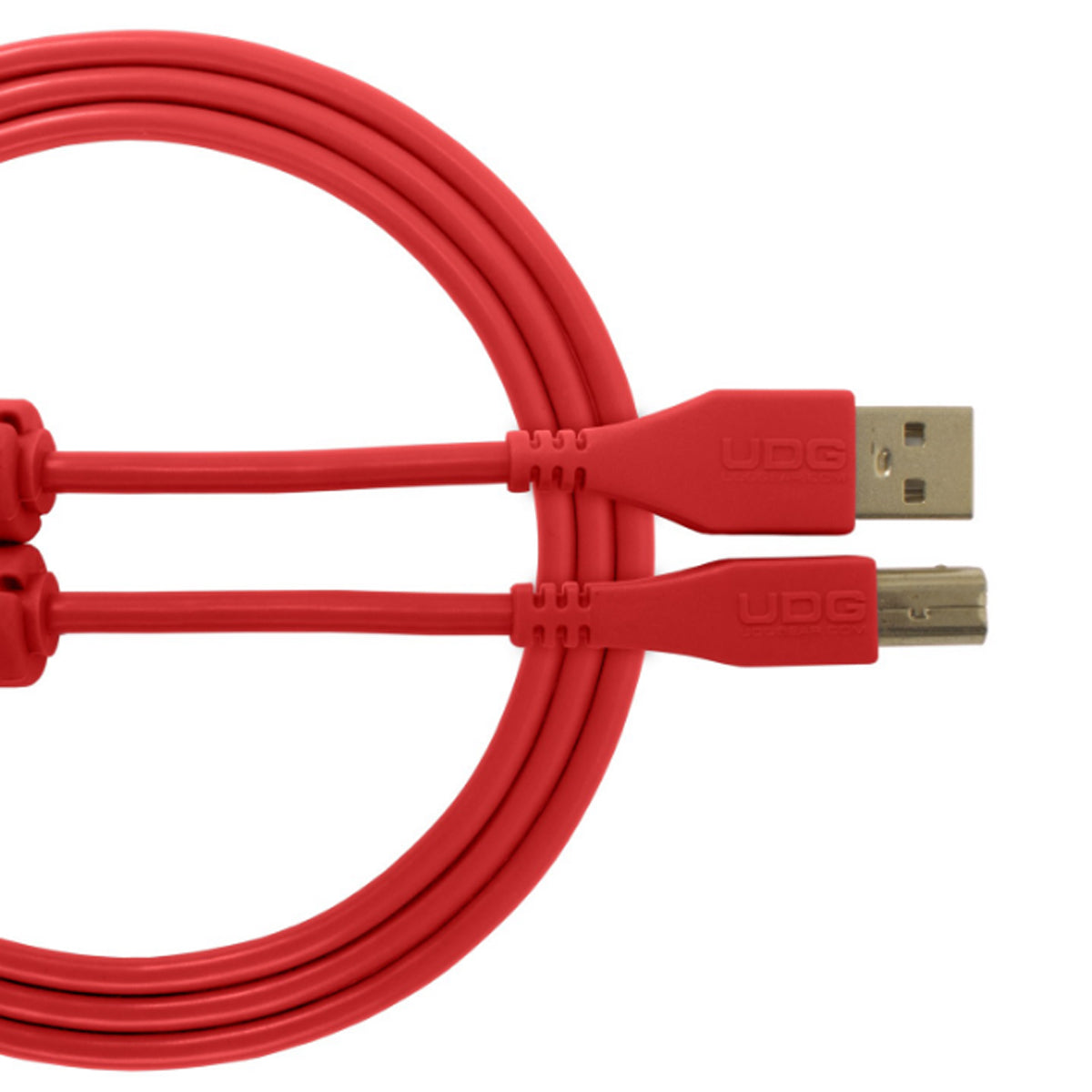 UDG Ultimate U95001 USB2 Cable A-B Red Straight 1m
