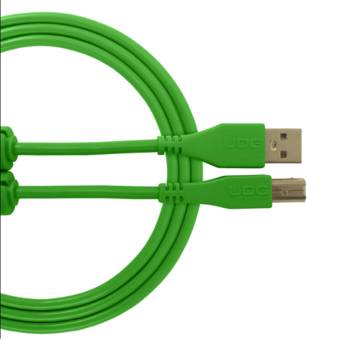 UDG Ultimate U95002 USB2 Cable A-B Green Straight 2m