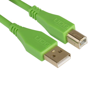 UDG Ultimate U95002 USB2 Cable A-B Green Straight 2m