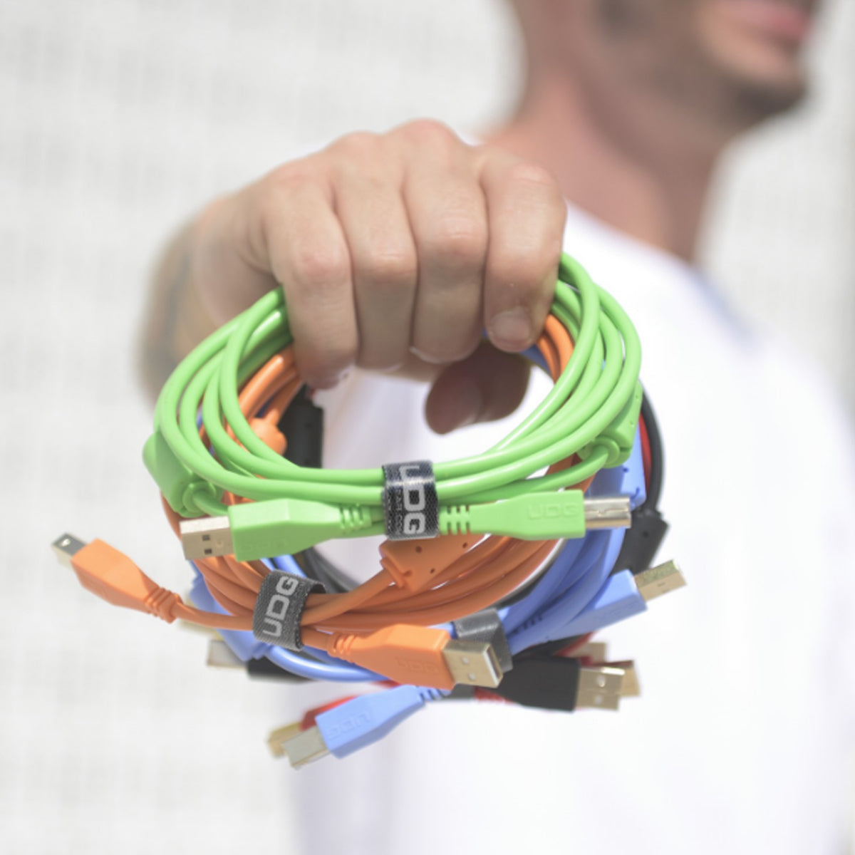 UDG Ultimate U95002 USB2 Cable A-B Red Straight 2m