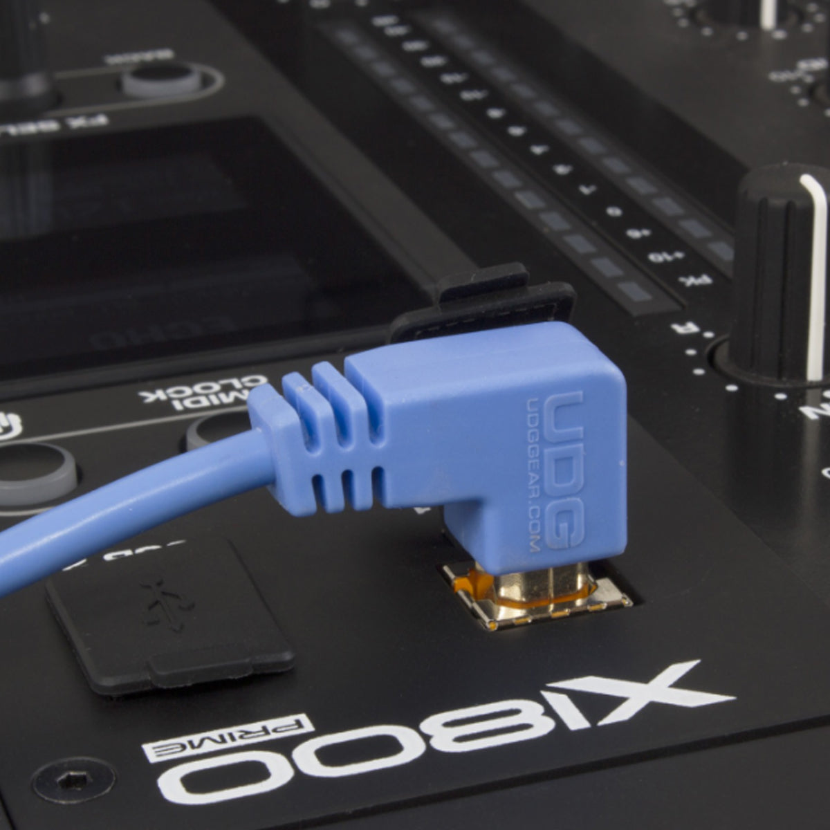 UDG Ultimate U95004 USB2 Cable A-B Blue Angled 1m