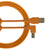 UDG Ultimate U95006 USB2 Cable A-B Orange Angled 3m