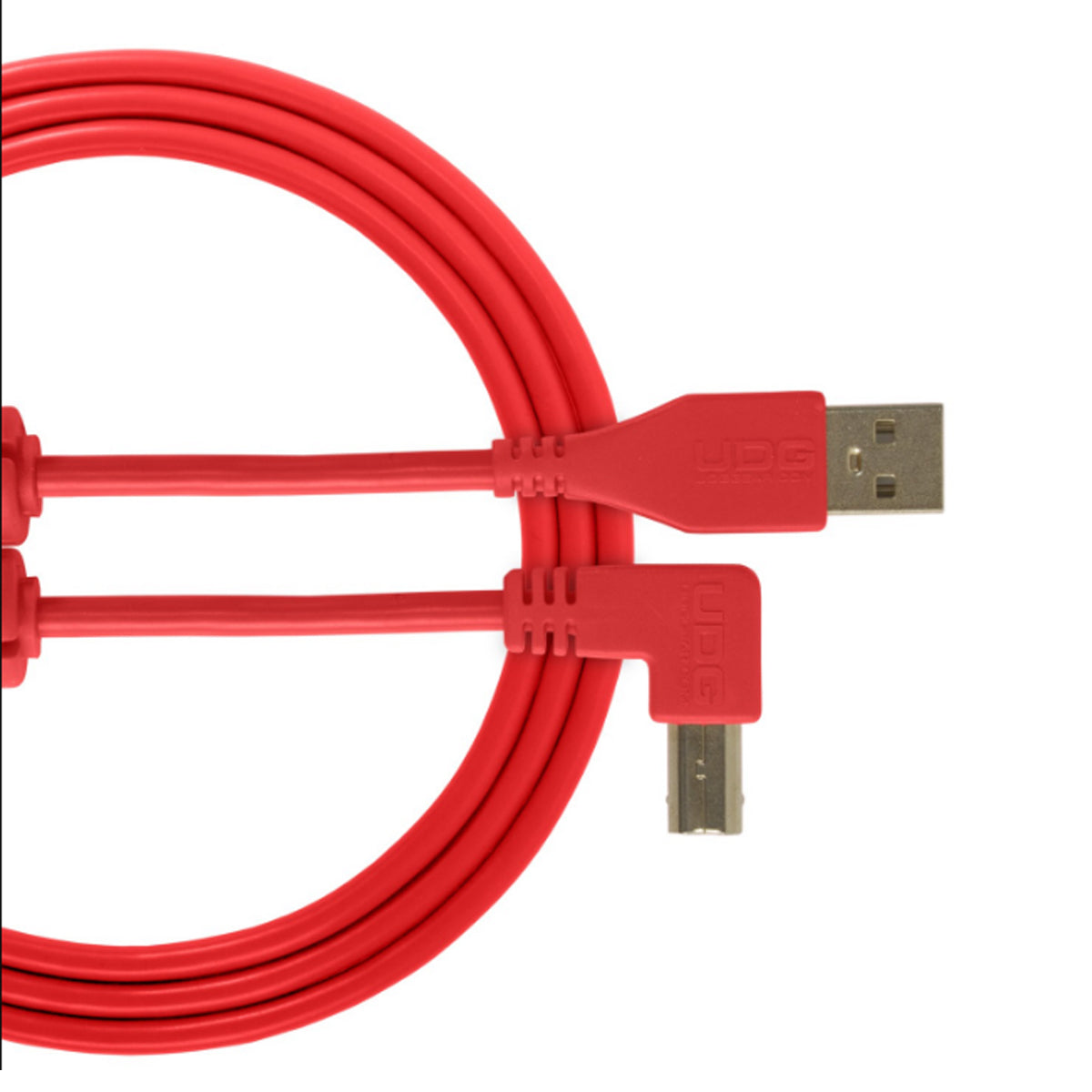 UDG Ultimate U95006 USB2 Cable A-B Red Angled 3m