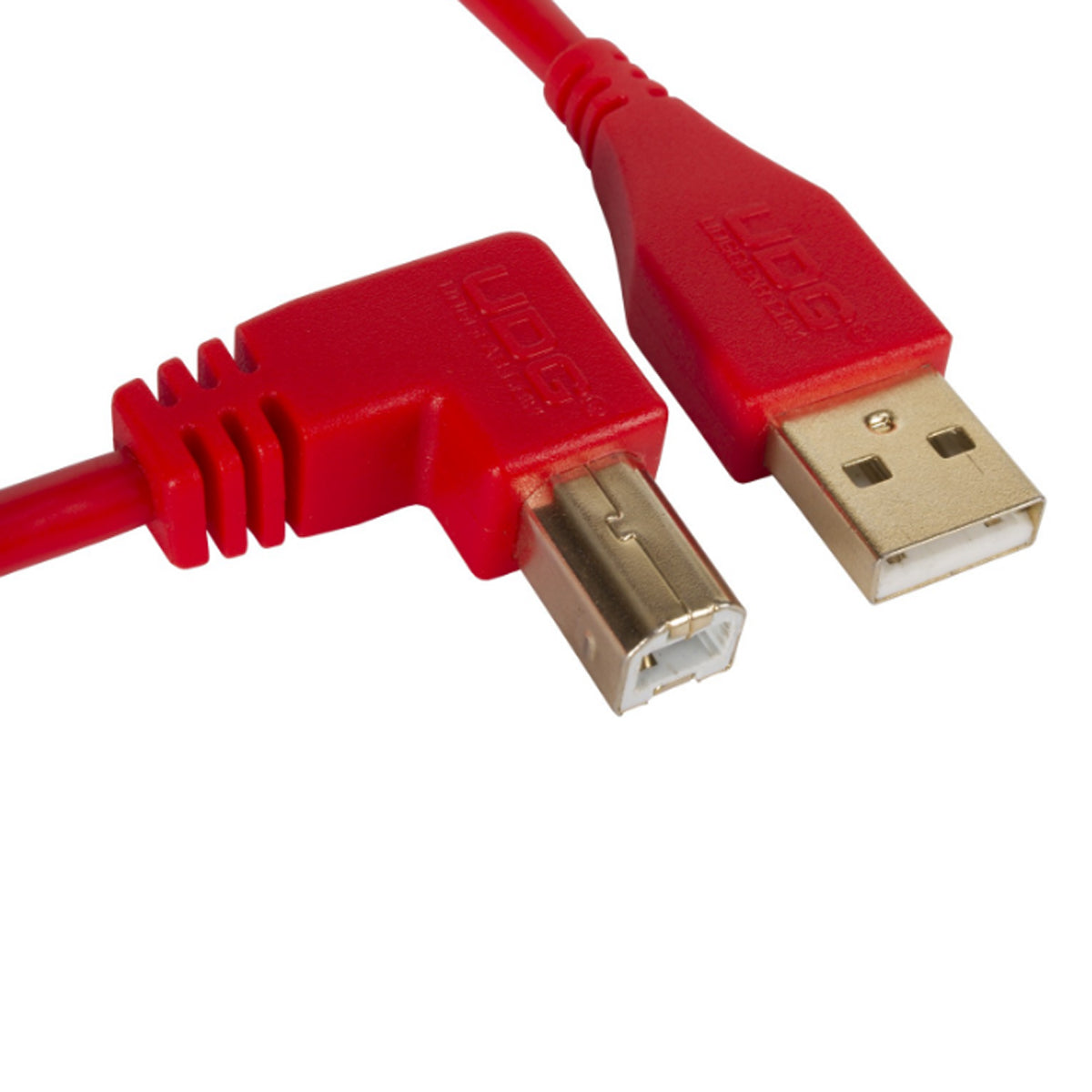 UDG Ultimate U95004 USB2 Cable A-B Red Angled 1m