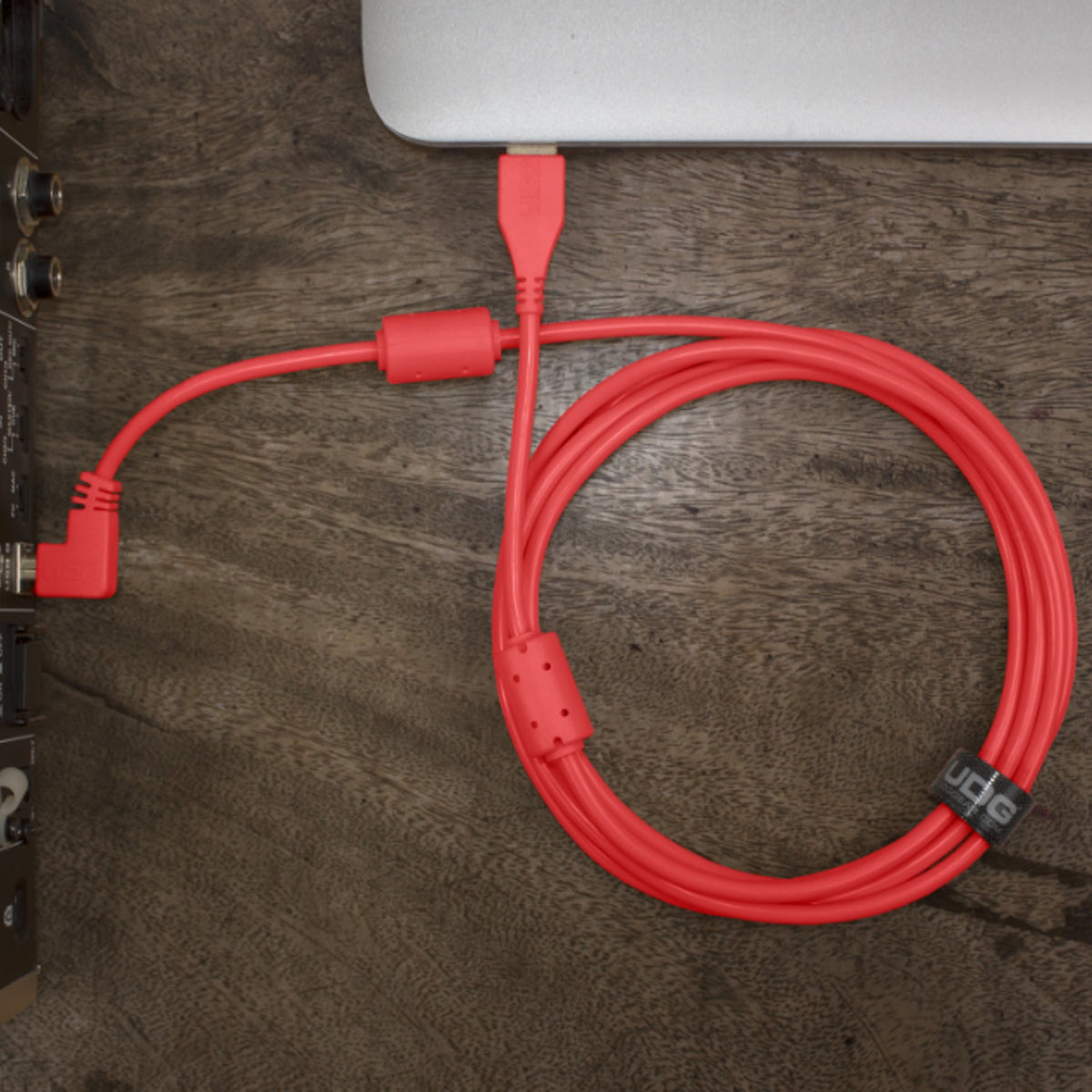 UDG Ultimate U95004 USB2 Cable A-B Red Angled 1m