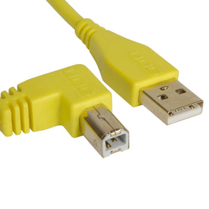 UDG Ultimate U95006 USB2 Cable A-B Yellow Angled 3m