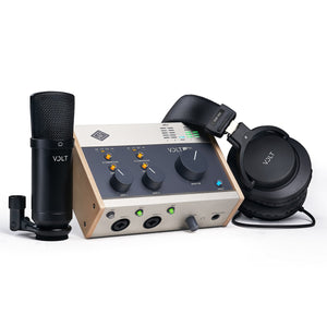 Universal Audio UA Volt 276 USB Audio Interface Bundle w/ Microphone & Headphones