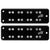 Aguilar Bass Guitar Pickups Super Double 4-String Dual Coal Soap Bar Set, D1 Size