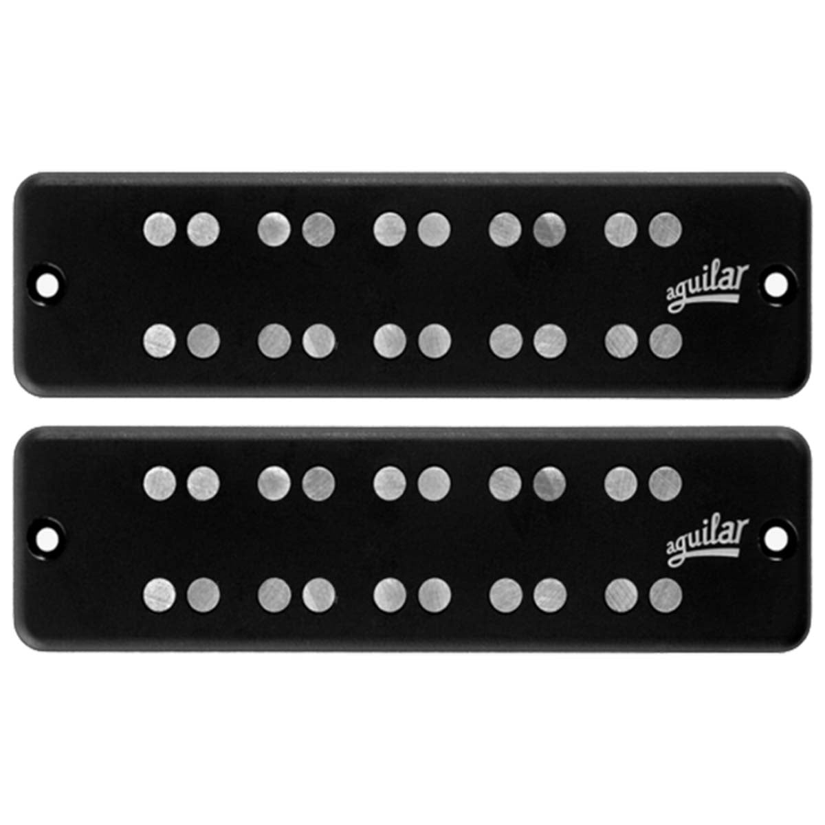 Aguilar Bass Guitar Pickups Super Double 5-String Dual Coal Soap Bar Set, D4 Size