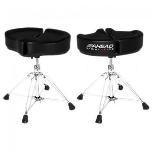 Ahead Spinal G-Saddle Drum Throne Stool Black Ergo-kinetic Heavy Duty