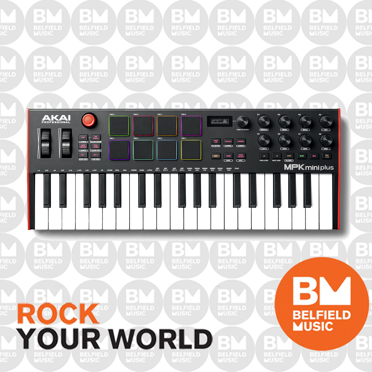 Akai Pro MPK Mini Plus 37-Key Compact Controller Keyboard - Belfield Music