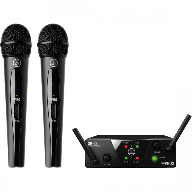 AKG WMS40 Mini US25 Dual Mic System B+D