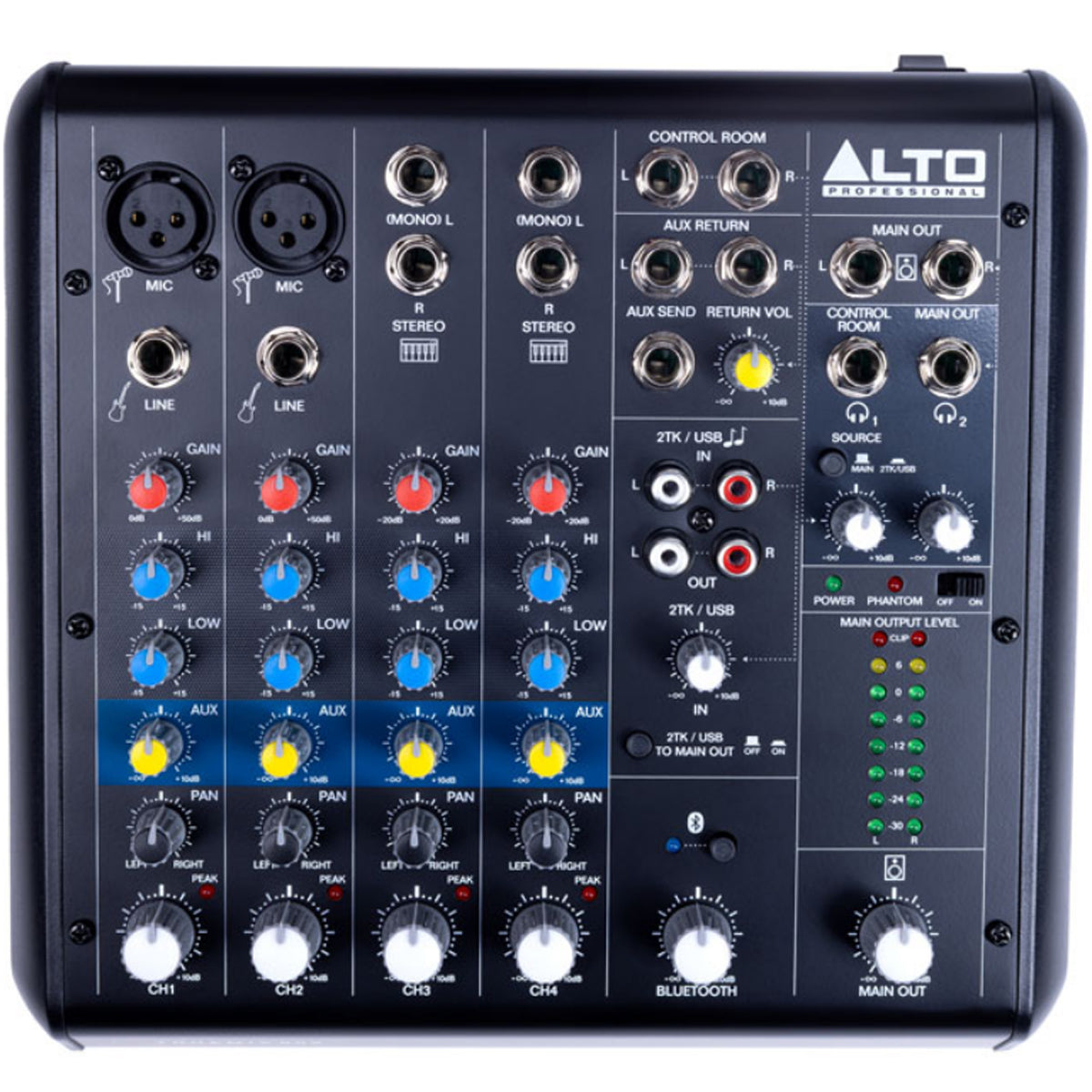 Alto Professional TrueMix 600 5-Channel Analogue Mixer w/ USB and Bluetooth