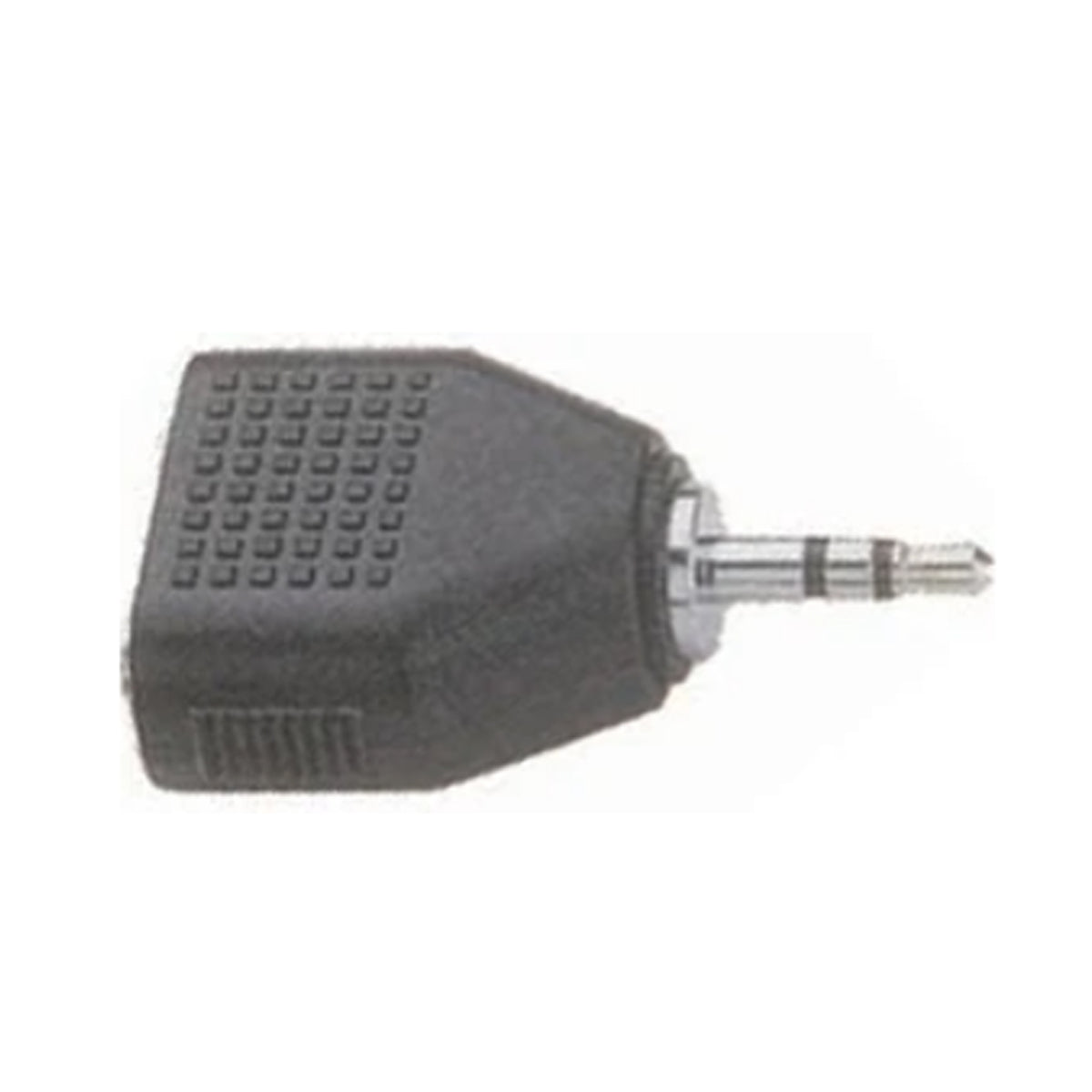 AMS 3956 Adaptor 3.5 stereo jack plug (M) to 2 x 3.5 stereo (F)