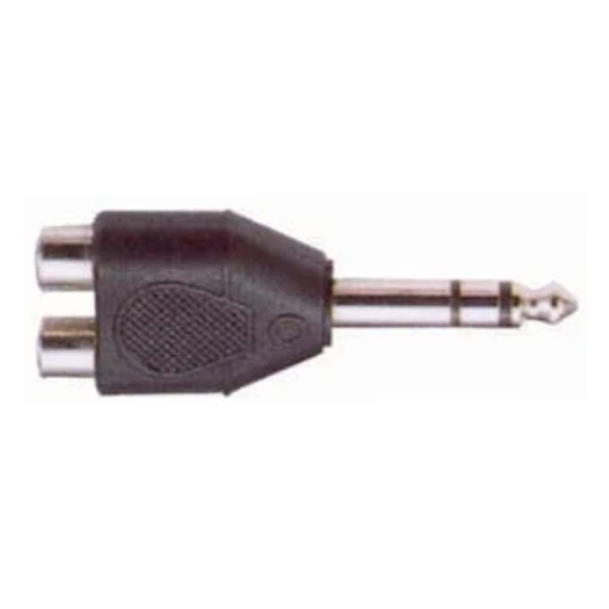 AMS 3960 - 6.3 Stereo Jack Plug Male to 2x RCA Female