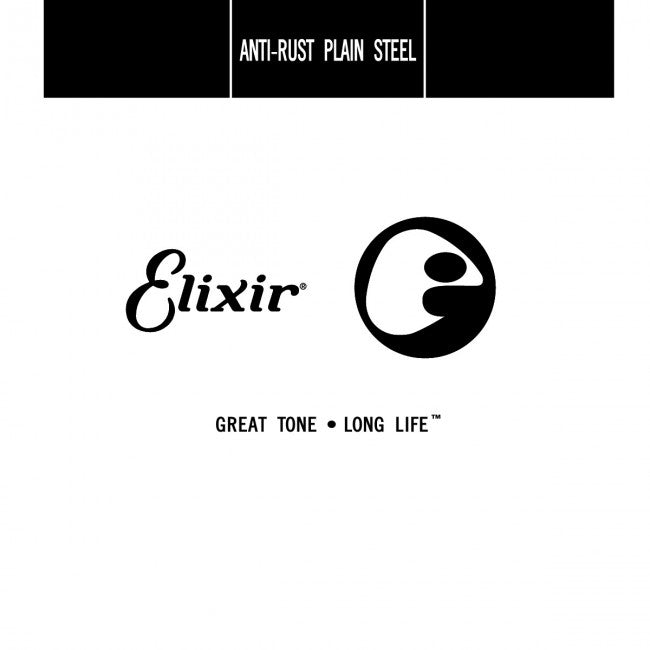 Elixir 13015 Plain Steel 0.015 Single String