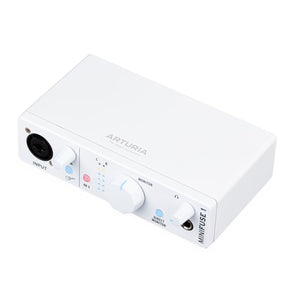 Arturia Minifuse 1 USB Audio Interface 1 in/ 2 out - White