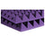 Auralex 4inch Studiofoam Pyramid 2x2 Panels Purple