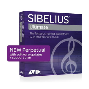 AVID Sibelius Ultimate Software - Perpetual License (eLicense Serial Only)