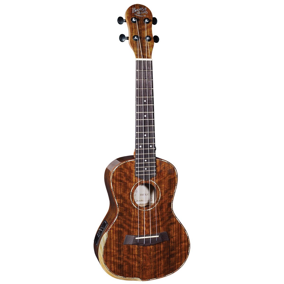 Barnes &amp; Mullins BMUK5CE Concert Ukulele Walnut Uke w/ Pickup