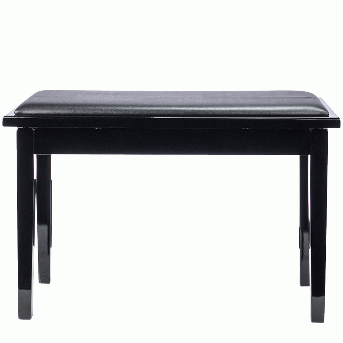 Beale BPB110 Duet Piano Bench Black w/ Storage