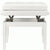 Beale BPB220 Piano Bench Plush Cushion White w/ Storage