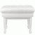 Beale BPB330 Deluxe Grand Piano Bench Adjustable White