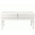 Beale BPB990 Dual Adjustable Duet Piano Bench White w/ Storage