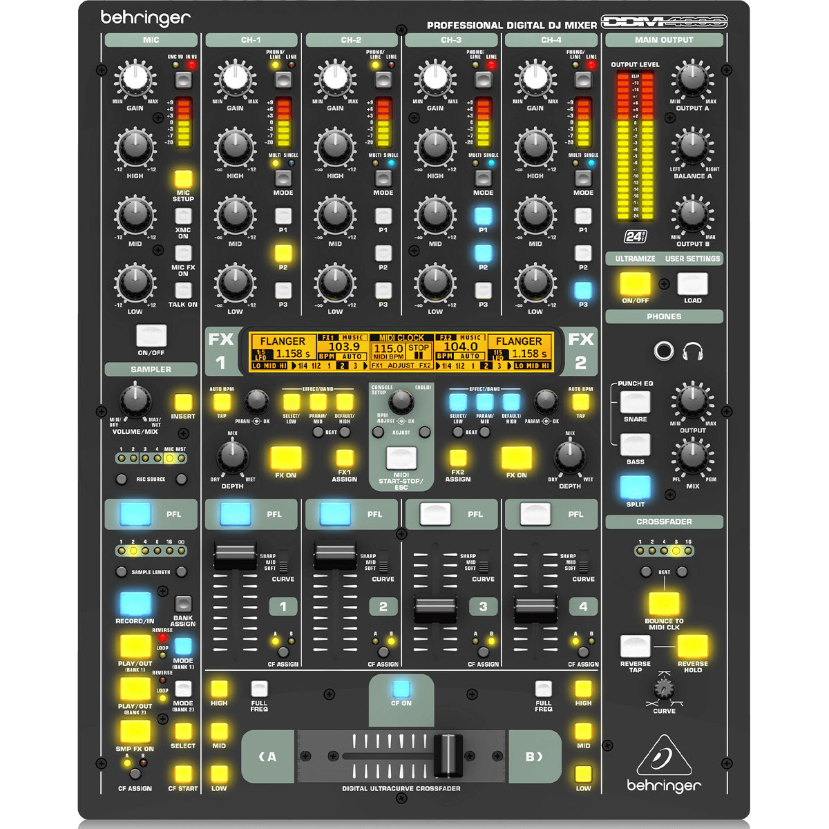 Behringer DDM4000 Digital Pro DJ Mixer