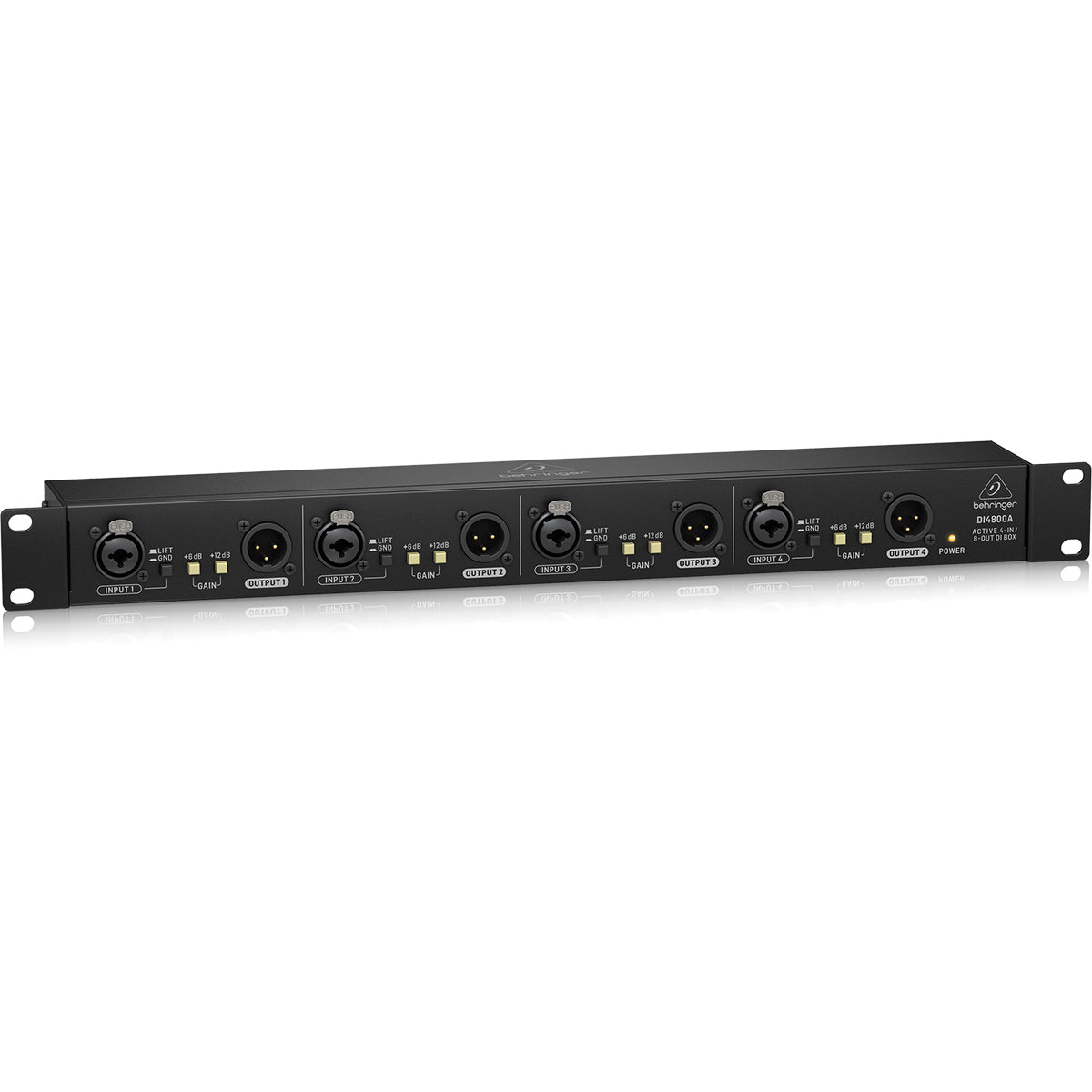 Behringer DI4800A 4-Channel Active DI Booster Line Isolator