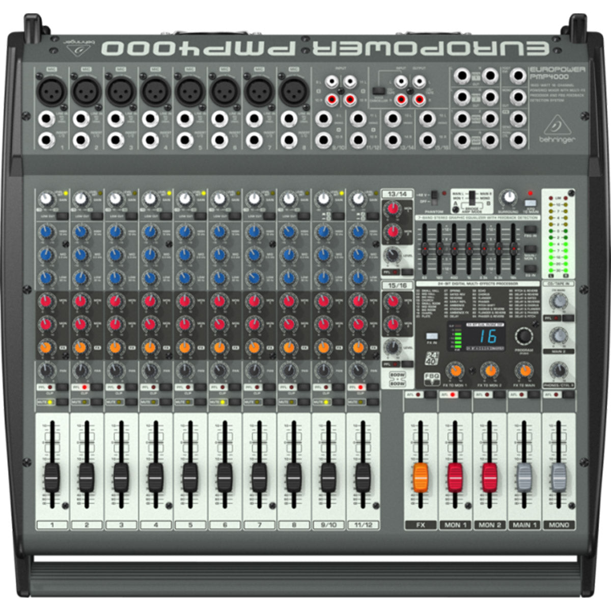 【完動品】BEHRINGER PMP4000 EUROPOWER Behringer Europower PMP4000 Powered Mixer - Buy Online - Belfield
