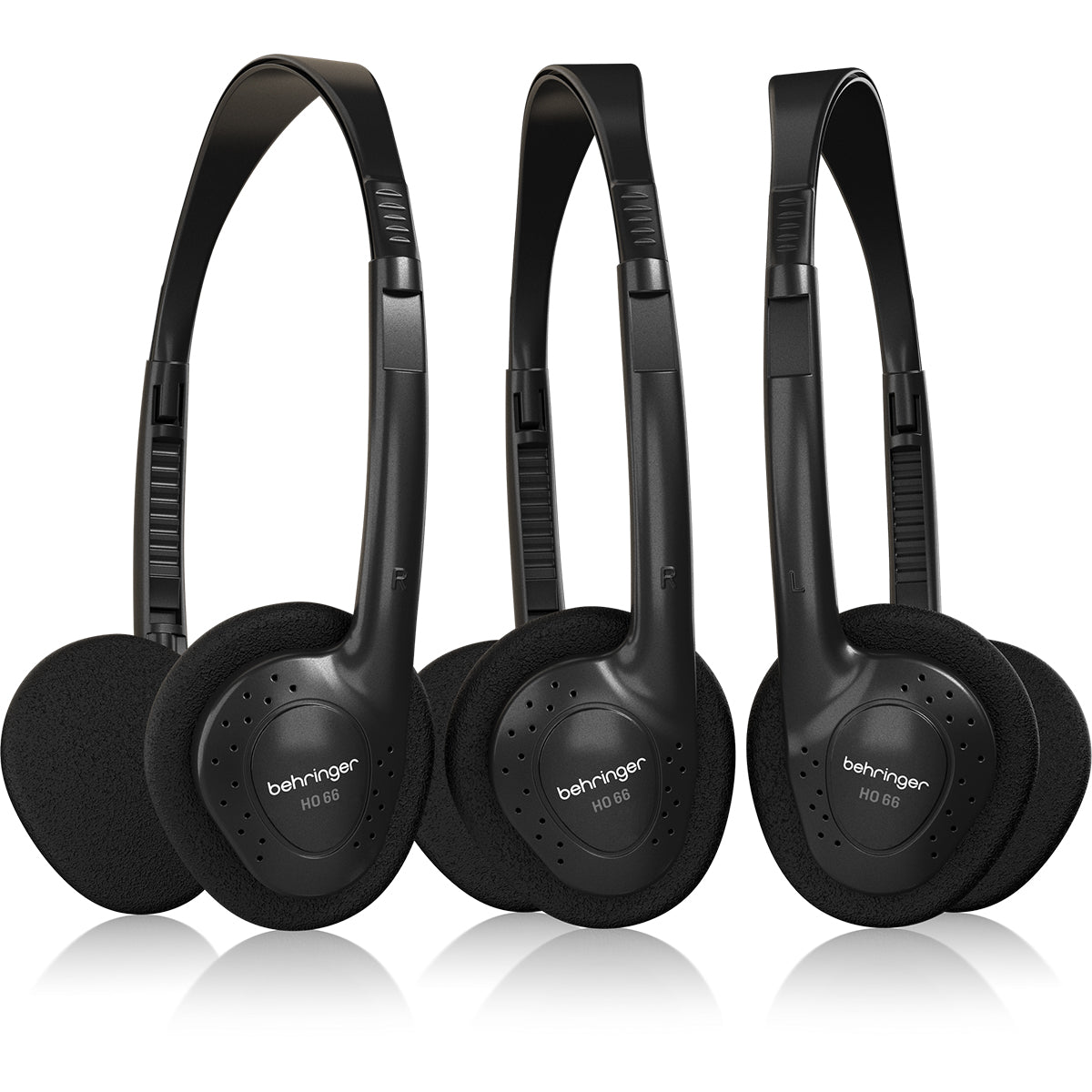 Behringer HO66 Stereo Headphones 3-Pack