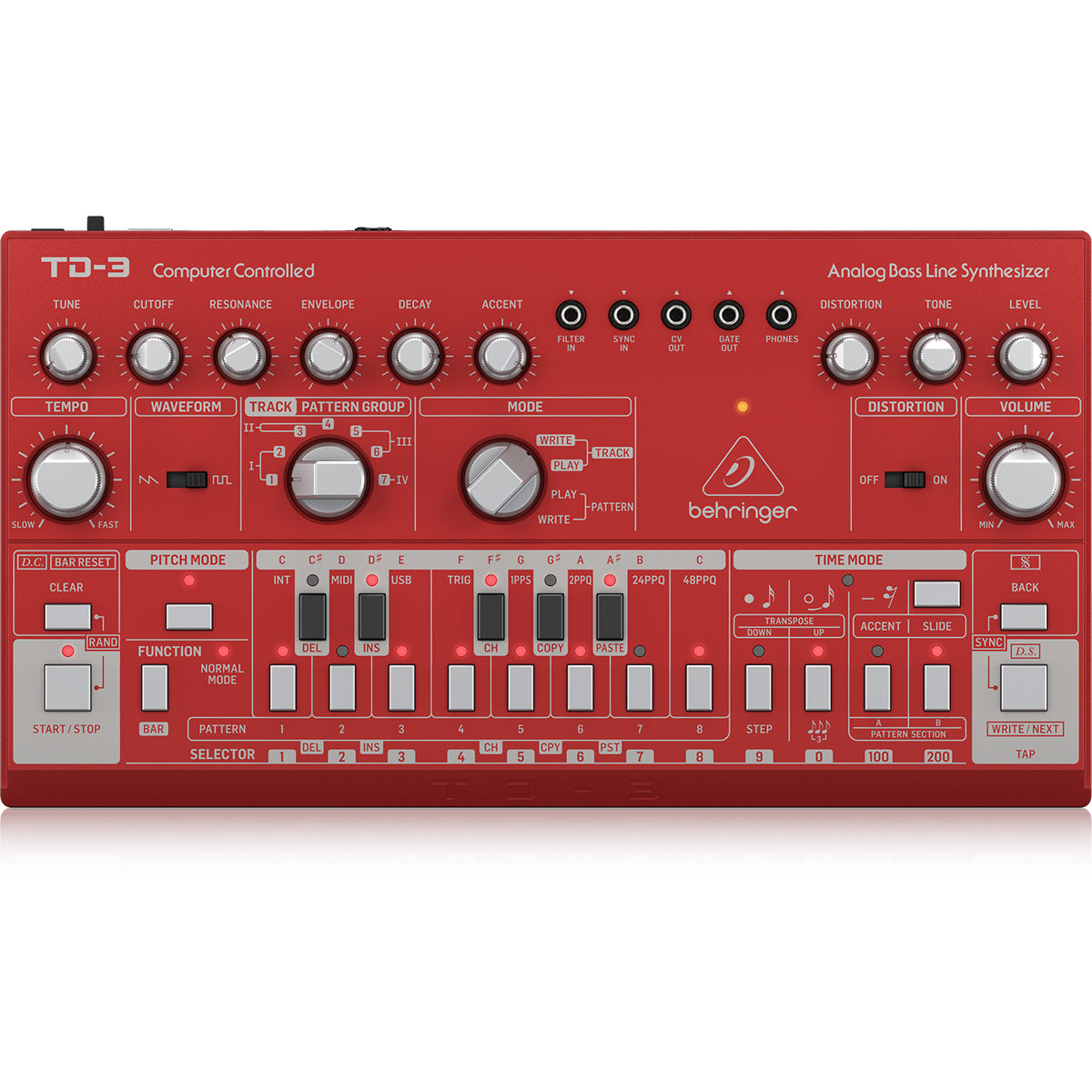 Behringer TD3-RD Analog Bass Line Synthesizer - Buy Online