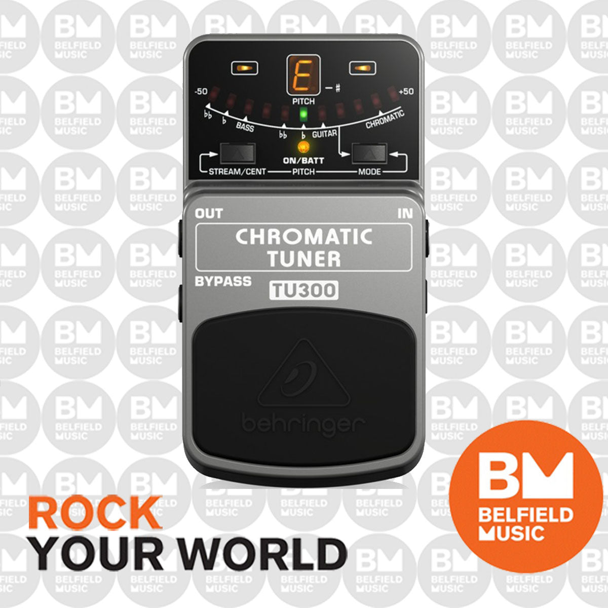 Behringer TU300 Chromatic Tuner Pedal - Buy Online