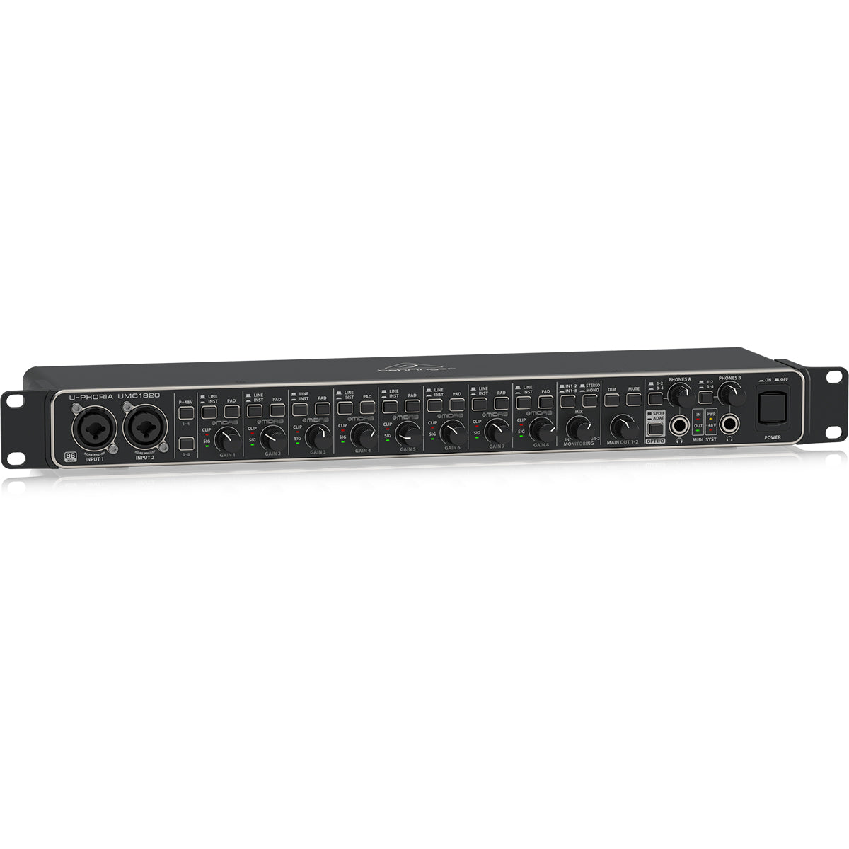 Behringer U-PHORIA UMC1820 Audiophile 18x20 Interface w/ Midas Preamps