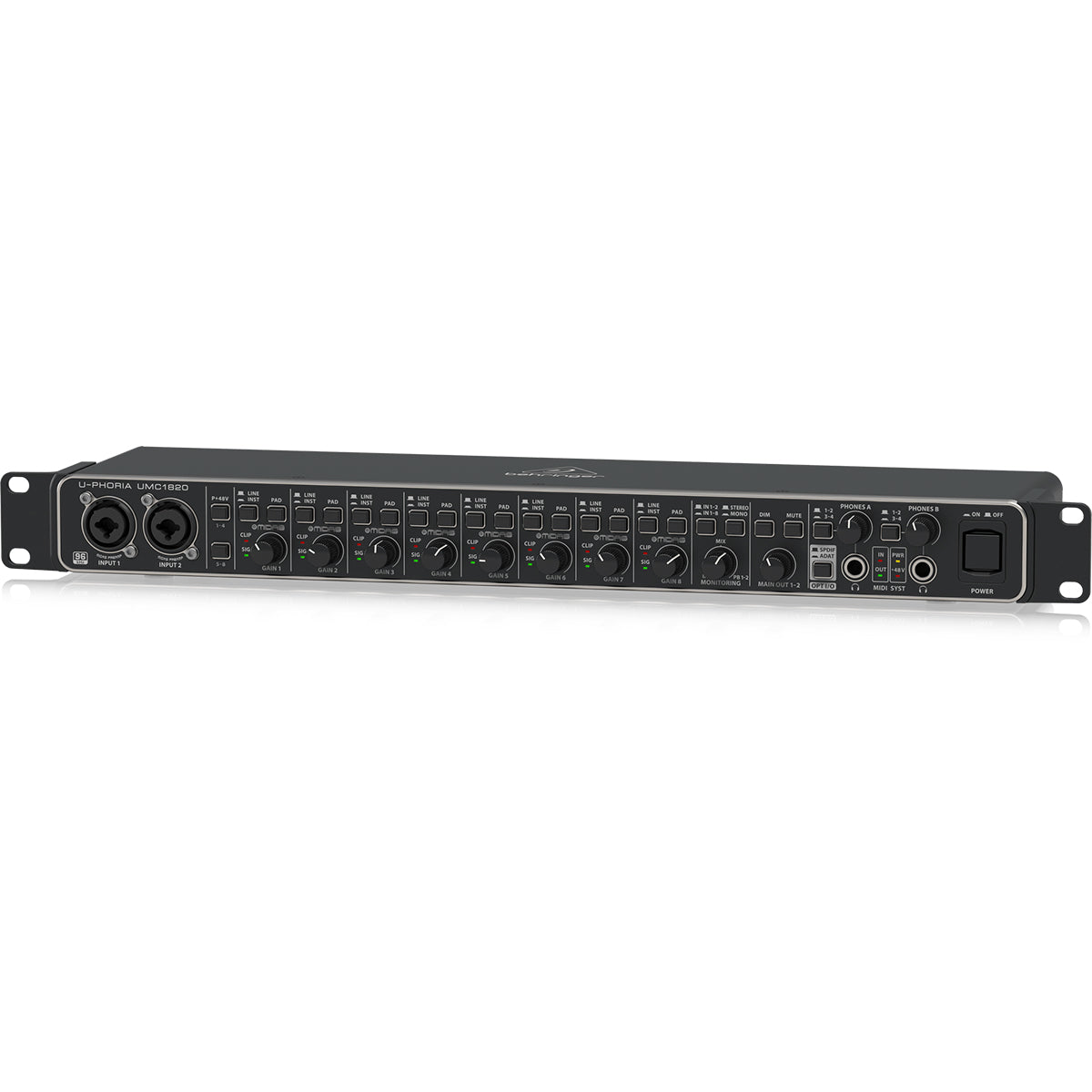 Behringer U-PHORIA UMC1820 Audiophile 18x20 Interface w/ Midas Preamps