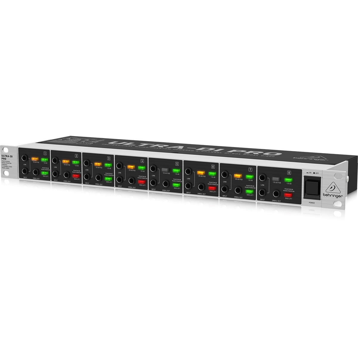 Behringer ULTRA-DI Pro DI800 V2 8-Channel DI Box