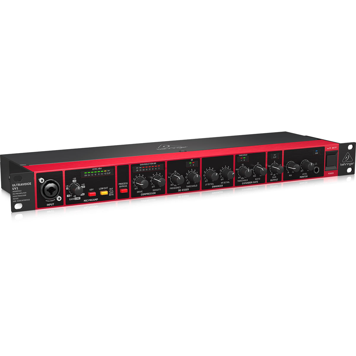 Behringer UV1 Microphone Preamp Voice Processor w/ Audio Interface