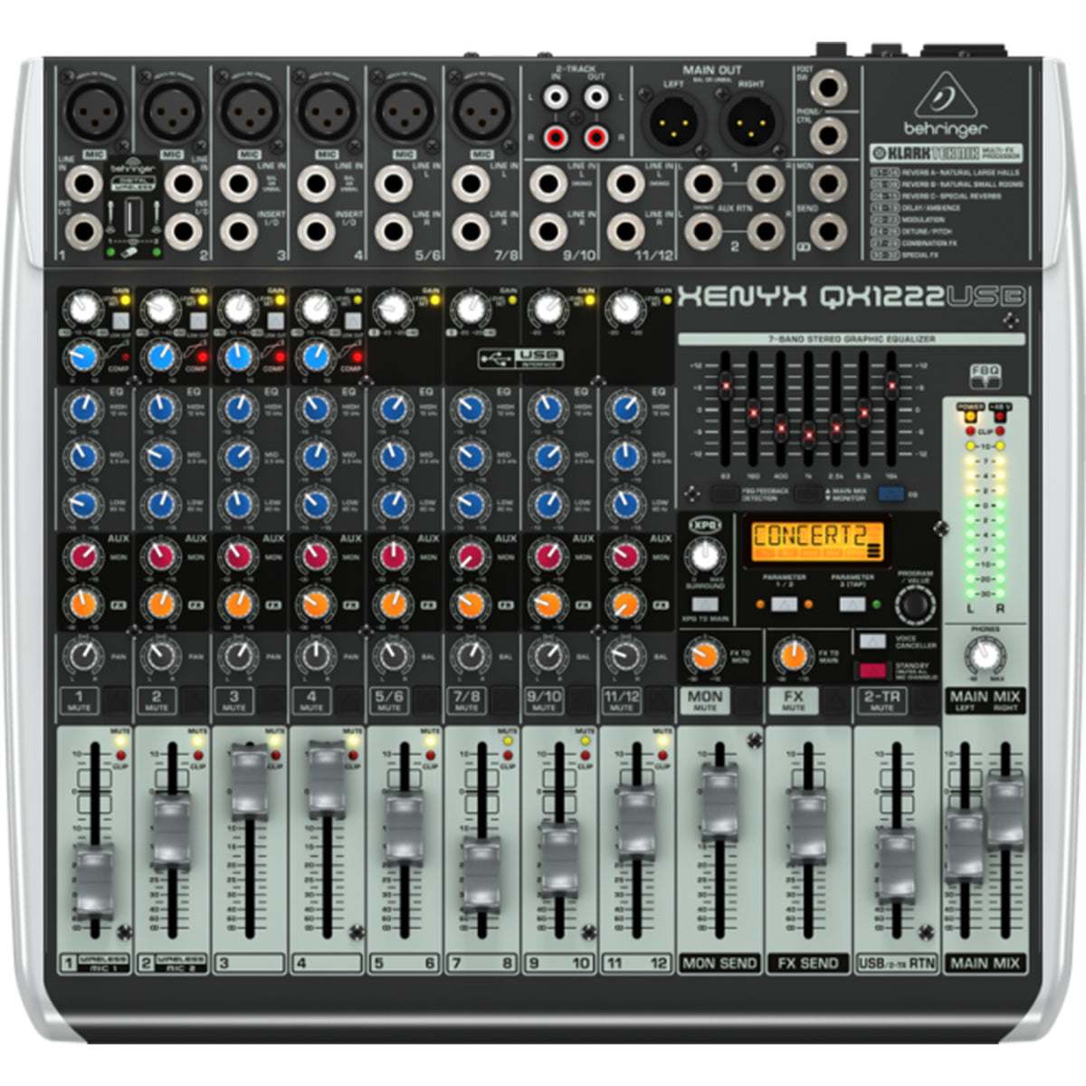 Behringer Xenyx QX1222USB Mixer